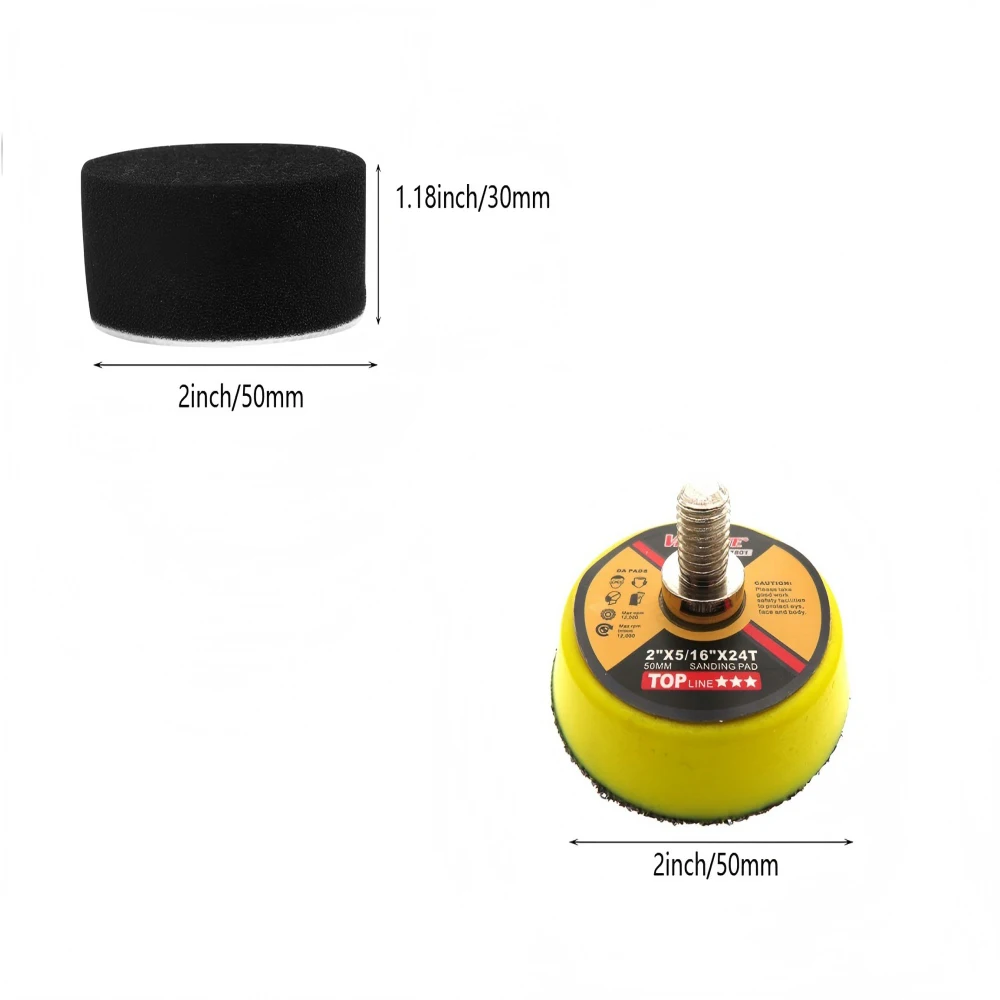 5/16 Pcs 2 Inch Polishing Spon – обзор и цена Polish Pad Set Buffer
