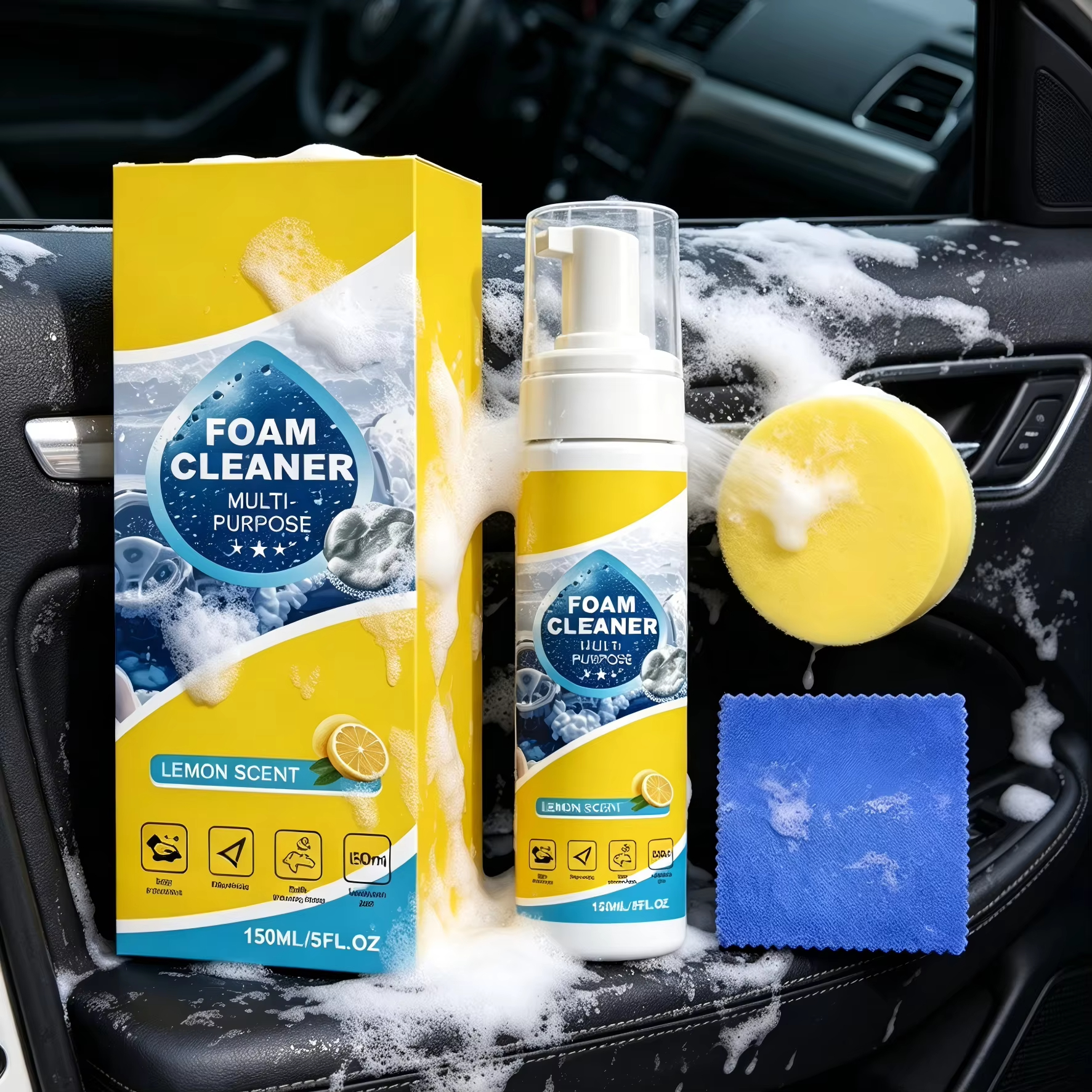 Multi-Purpose Foam Car Interio – обзор и цена Leather Cleaner Interior