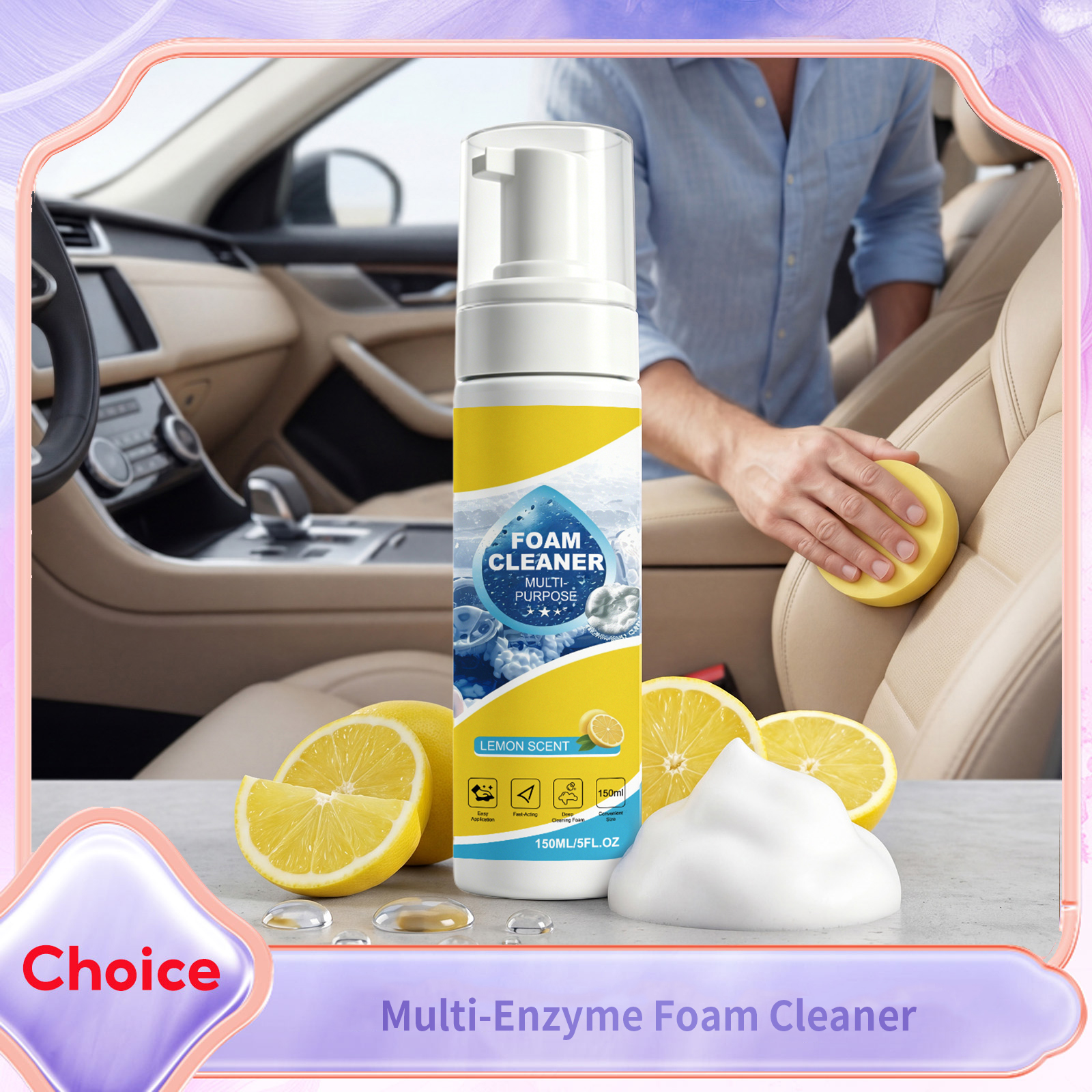 Foam Cleaner Multi-purpose Aut – обзор и цена Leather Cleaner Interior