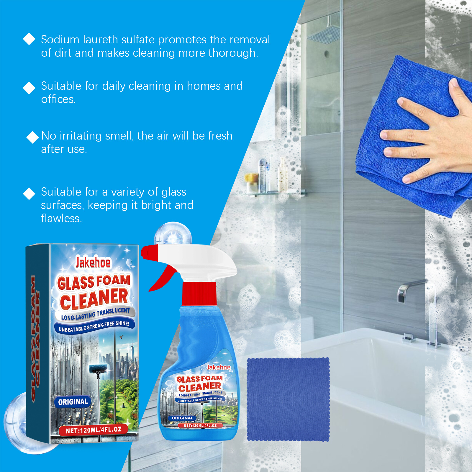 Foaming Glass Cleaner Spray St – обзор и цена Glass Cleaner Streak