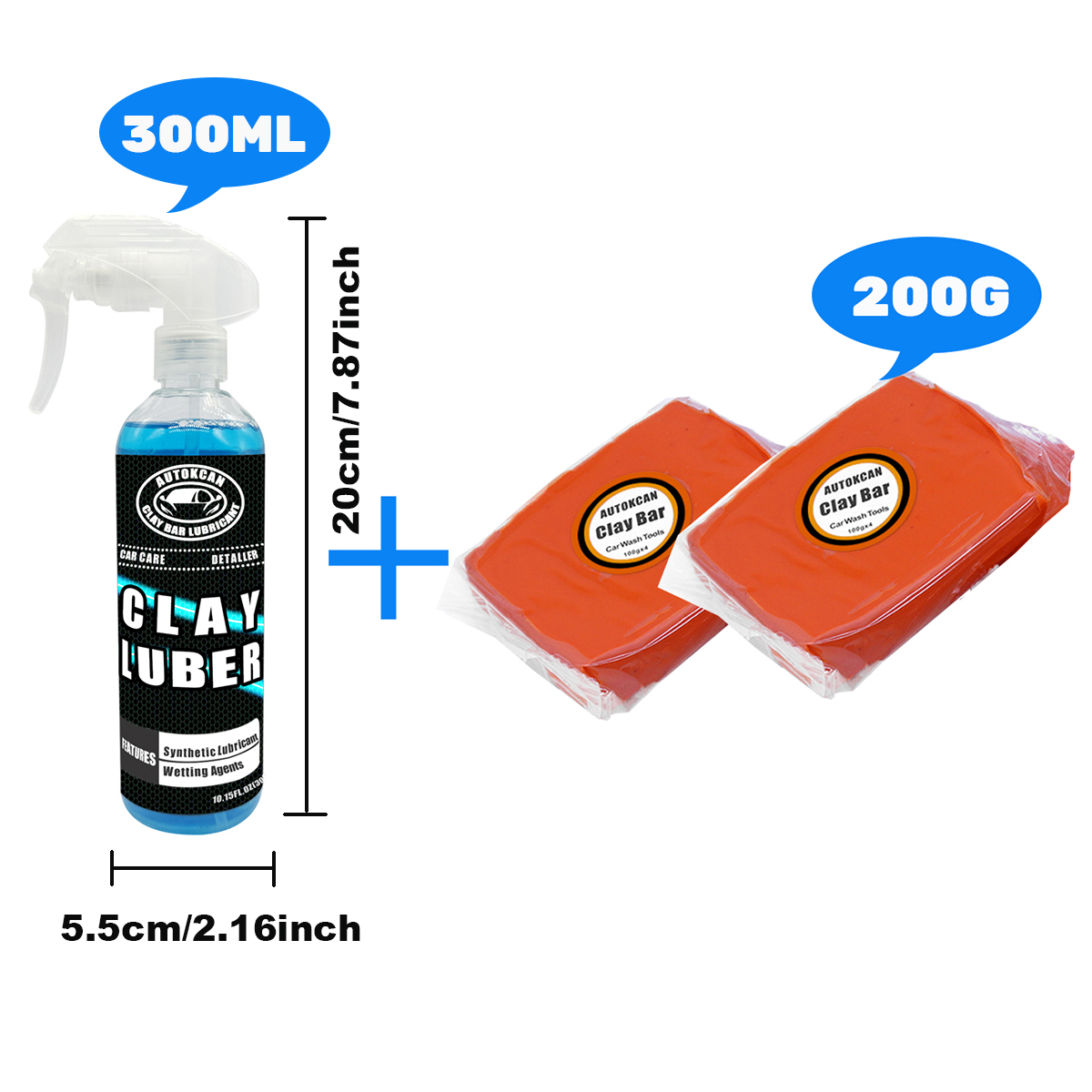 200G Car Clay Bar And 300ml Ma – обзор и цена Clay Bar Lubricant