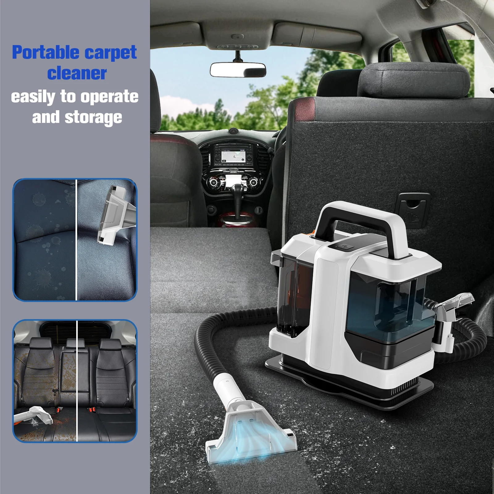 Latest Portable Home Appliance – обзор и цена Seat Cleaner Fabric
