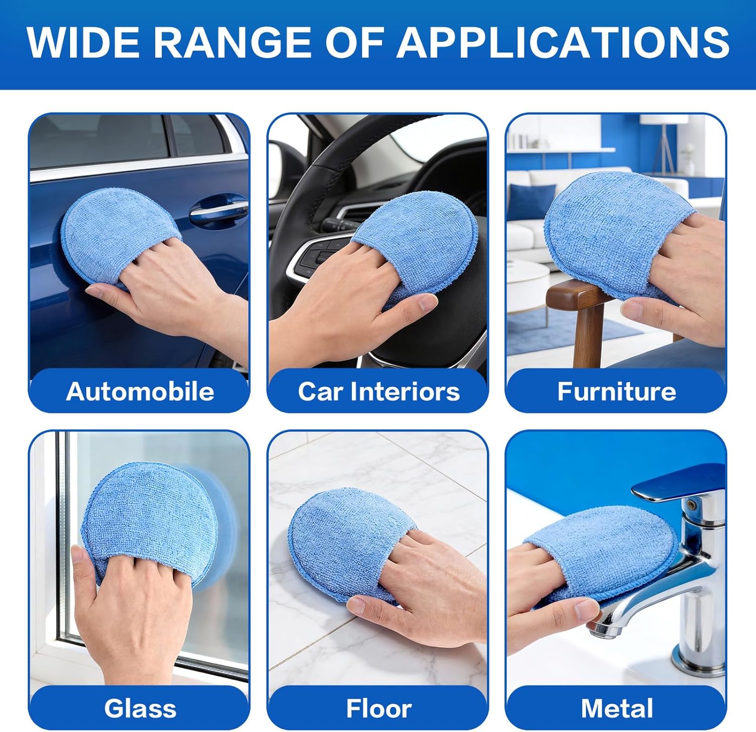 Auto Cleaning Sponge Brush Wax – обзор и цена Wax Applicator Pad