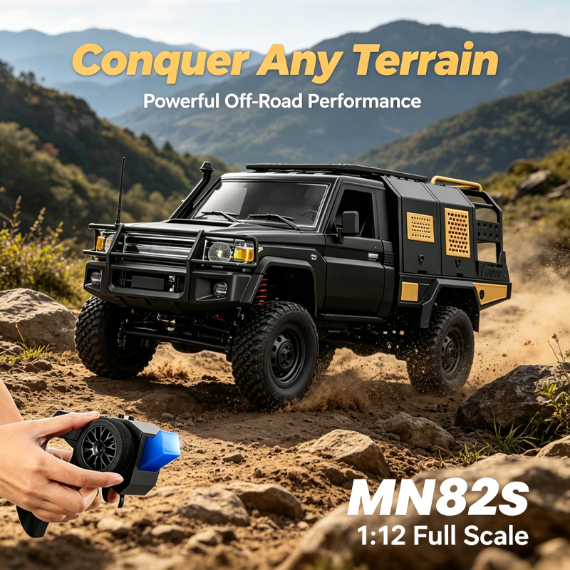 New MN82S MN82T RC Crawler 1/1 – обзор и цена Dirt Brush Interior