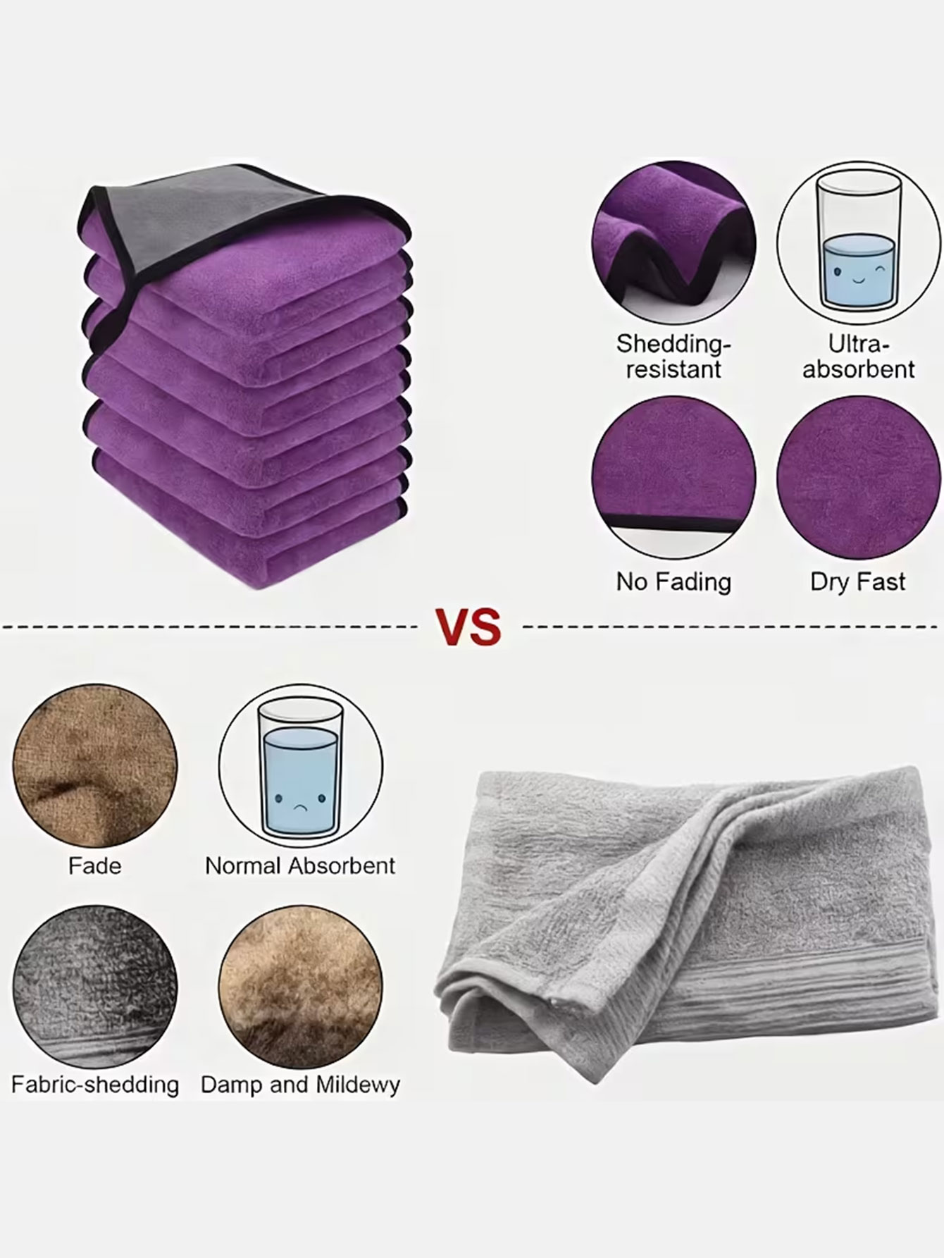 10-Pack Double-Sided Coral Vel – обзор и цена Microfiber Towel Detailing