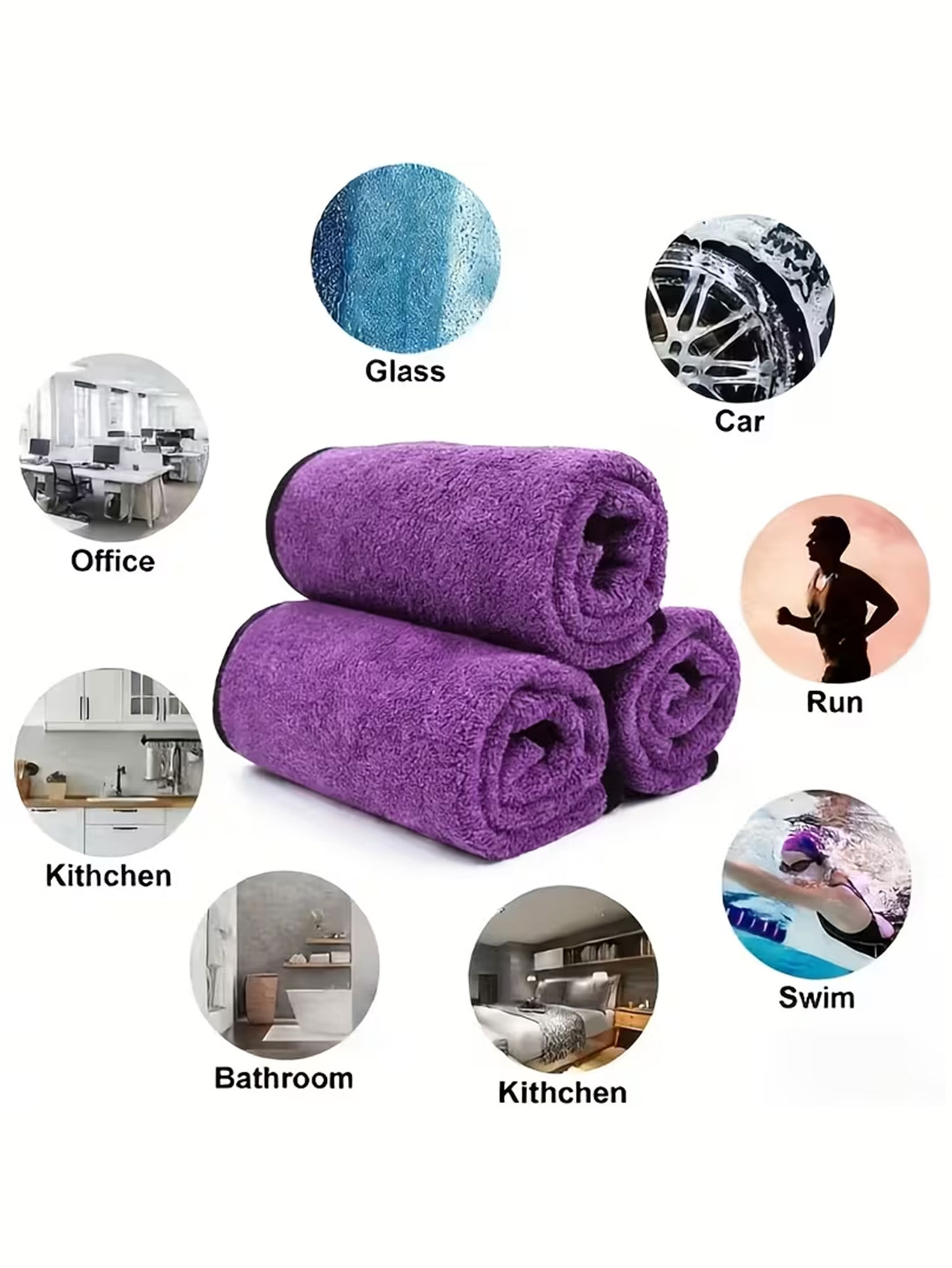 10-Pack Double-Sided Coral Vel – обзор и цена Microfiber Towel Detailing