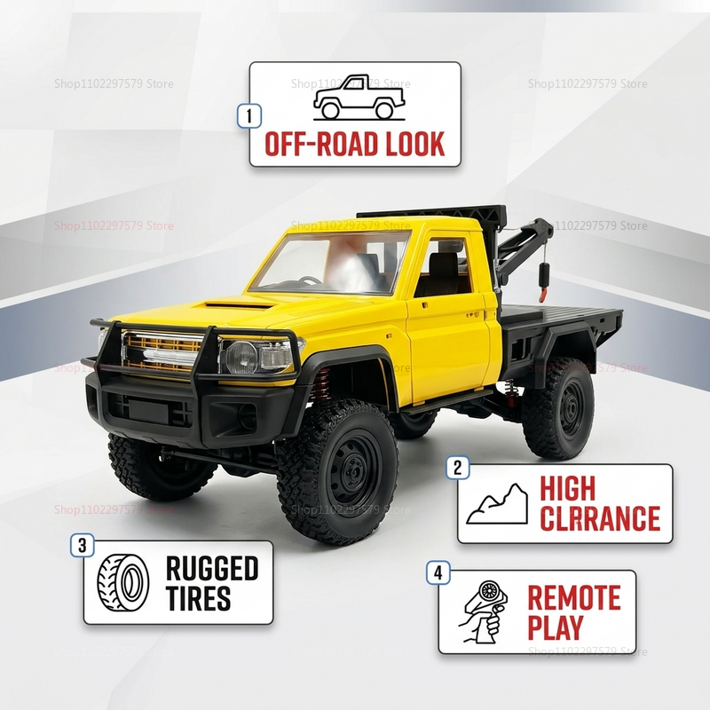 MN82T 1:12 2.4G RC Crawler Hoi – обзор и цена Dirt Brush Interior