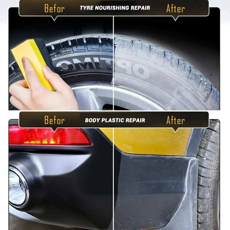 KJM 30ml Tyre Black Trim Resto – обзор и цена Trim Restorer Plastic