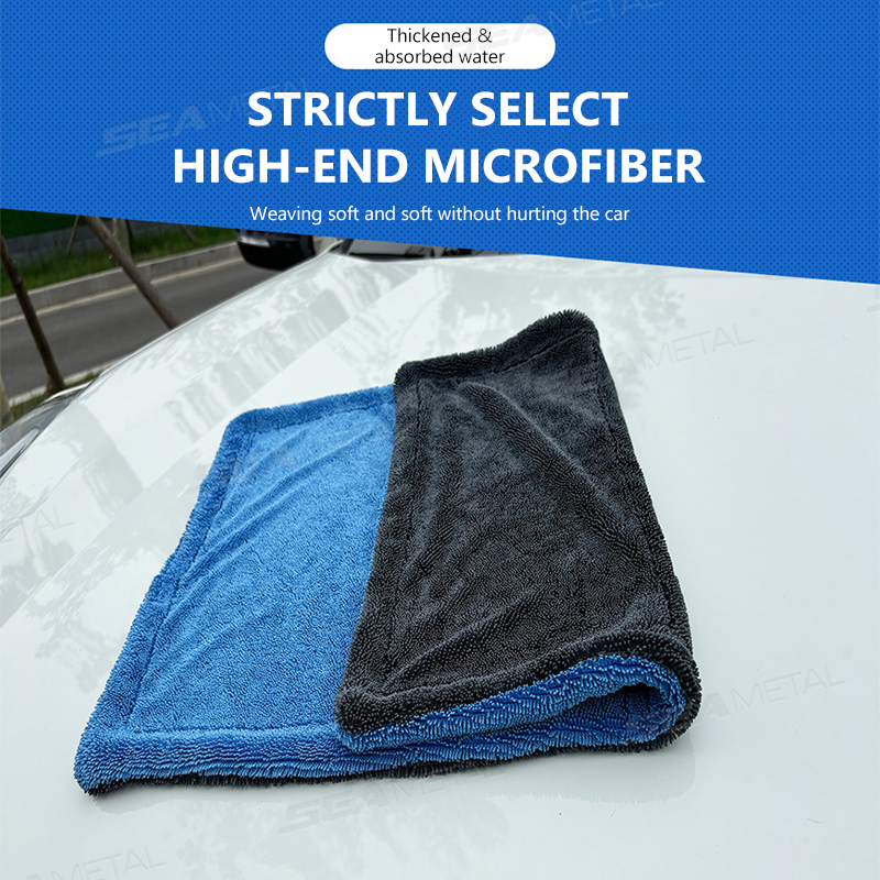 SEAMETAL 1200GSM Car Wash Micr – обзор и цена Microfiber Towel Detailing
