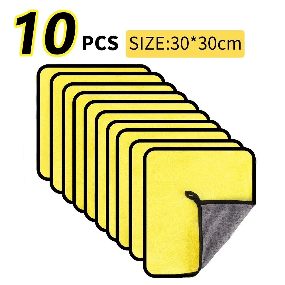 30×30cm  Double-Sided Microfib – обзор и цена Microfiber Towel Detailing