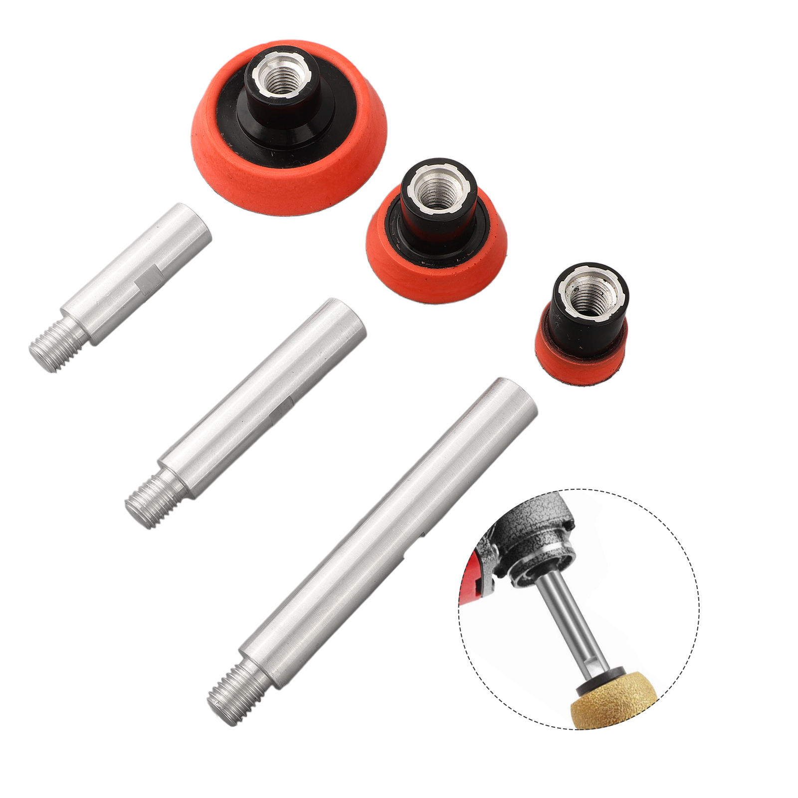 M14 Thread Polisher Extension  – обзор и цена Polish Pad Set Buffer