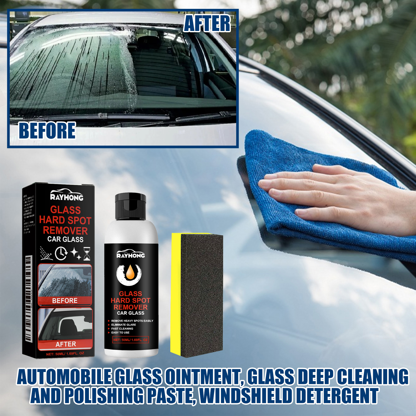 Car Glass Polishing Paste Wind – обзор и цена Car Shampoo Ph