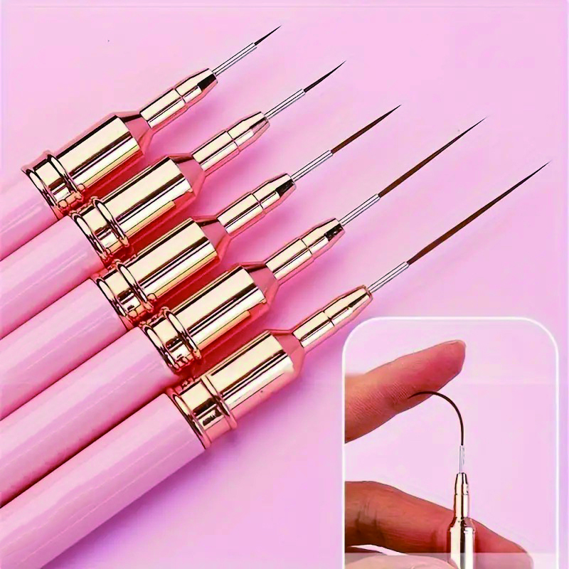 5-Piece Nail Art Pen Set, Ultr – обзор и цена Detailing Brush Set